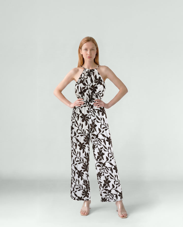 Enterito Mujer Sofía Estampado Café Ludovica