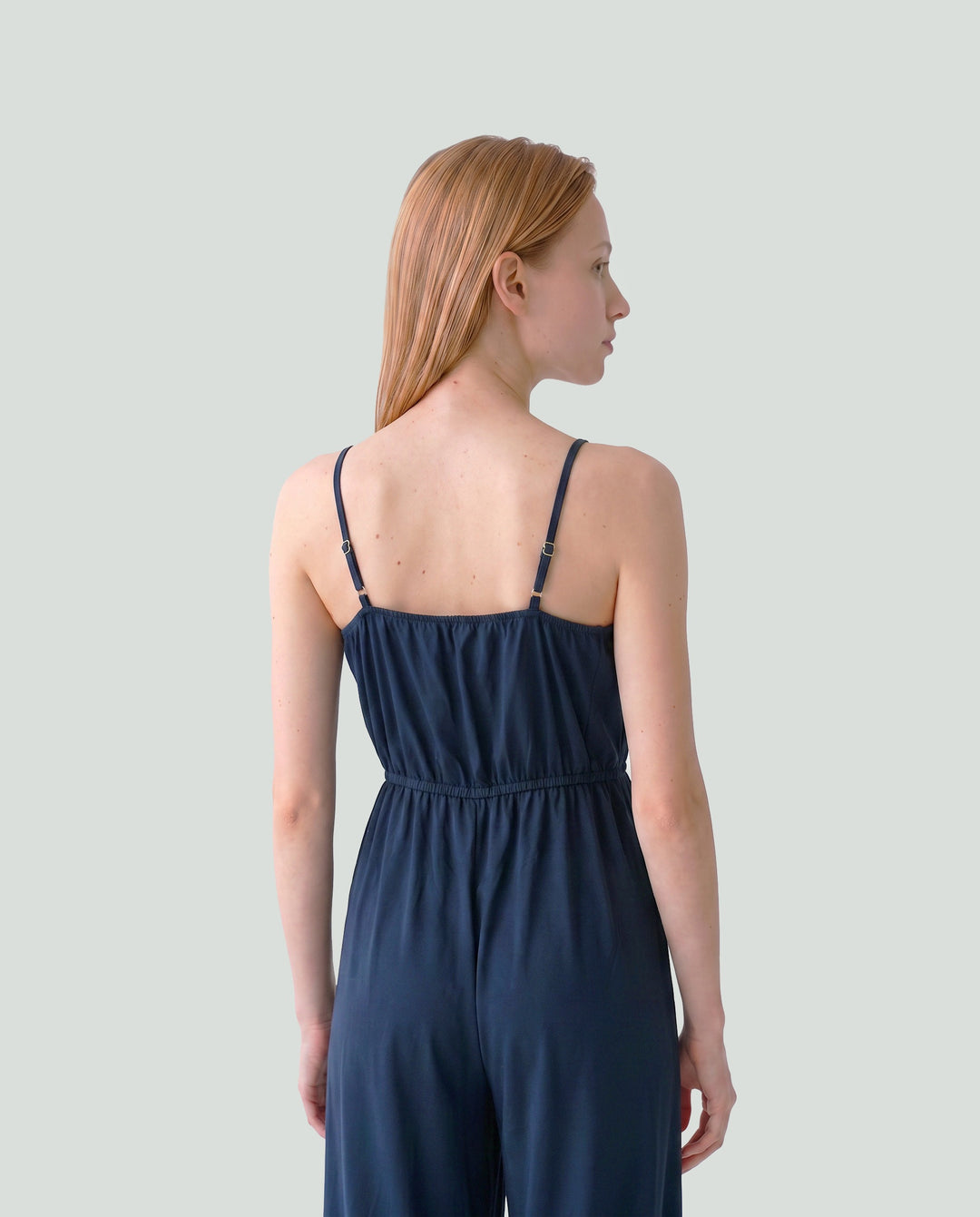 Enterito Mujer Isabella Escote Recto Negro Ludovica