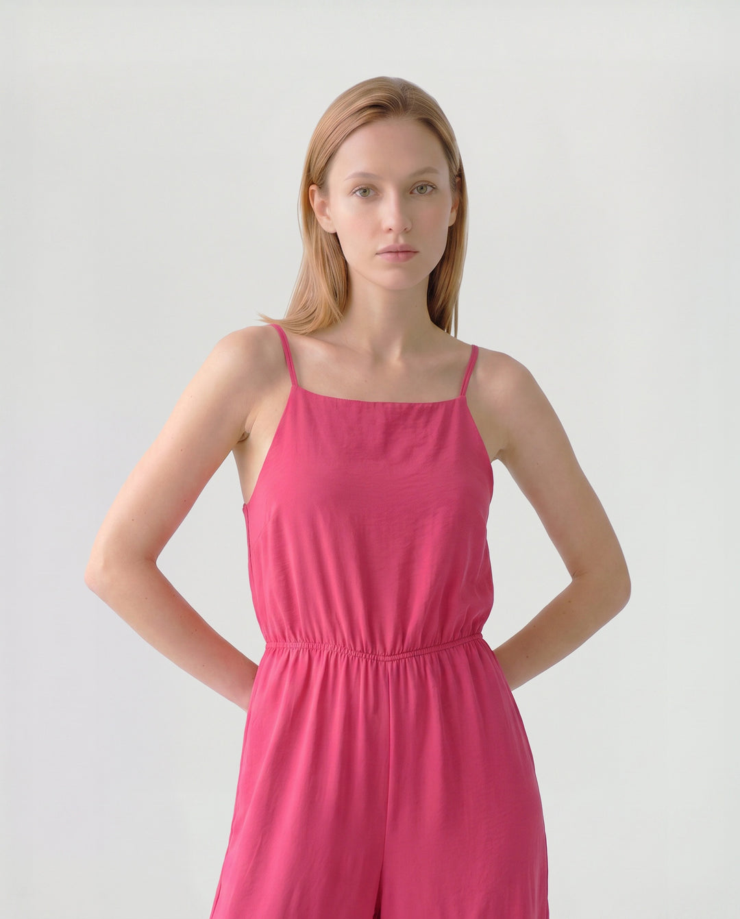 Enterito Mujer Isabella Escote Recto Rojo Ludovica