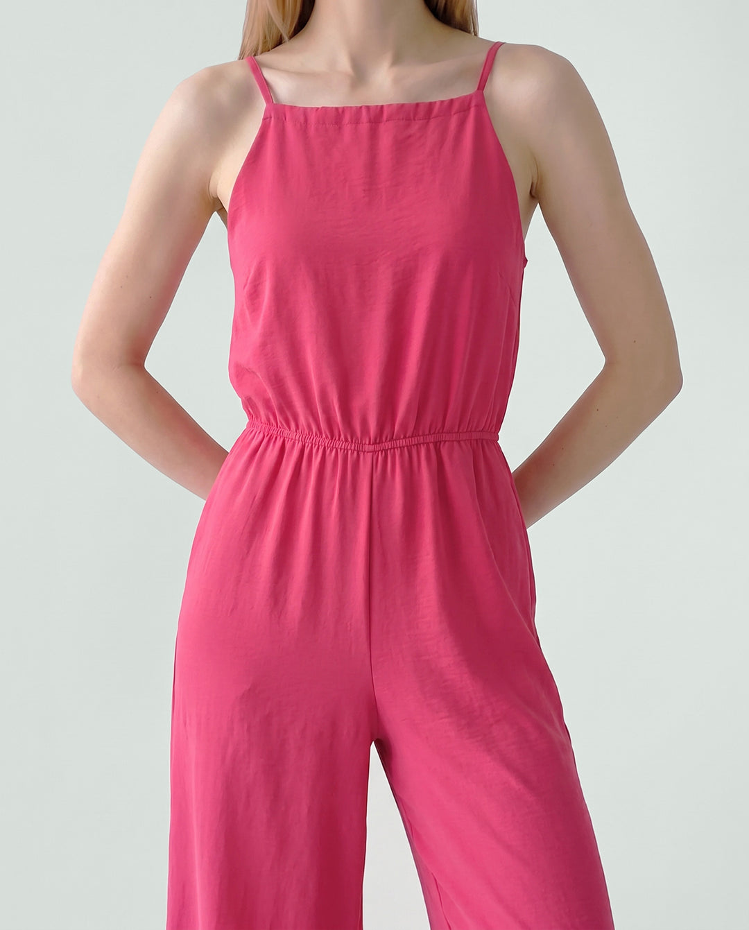 Enterito Mujer Isabella Escote Recto Rojo Ludovica