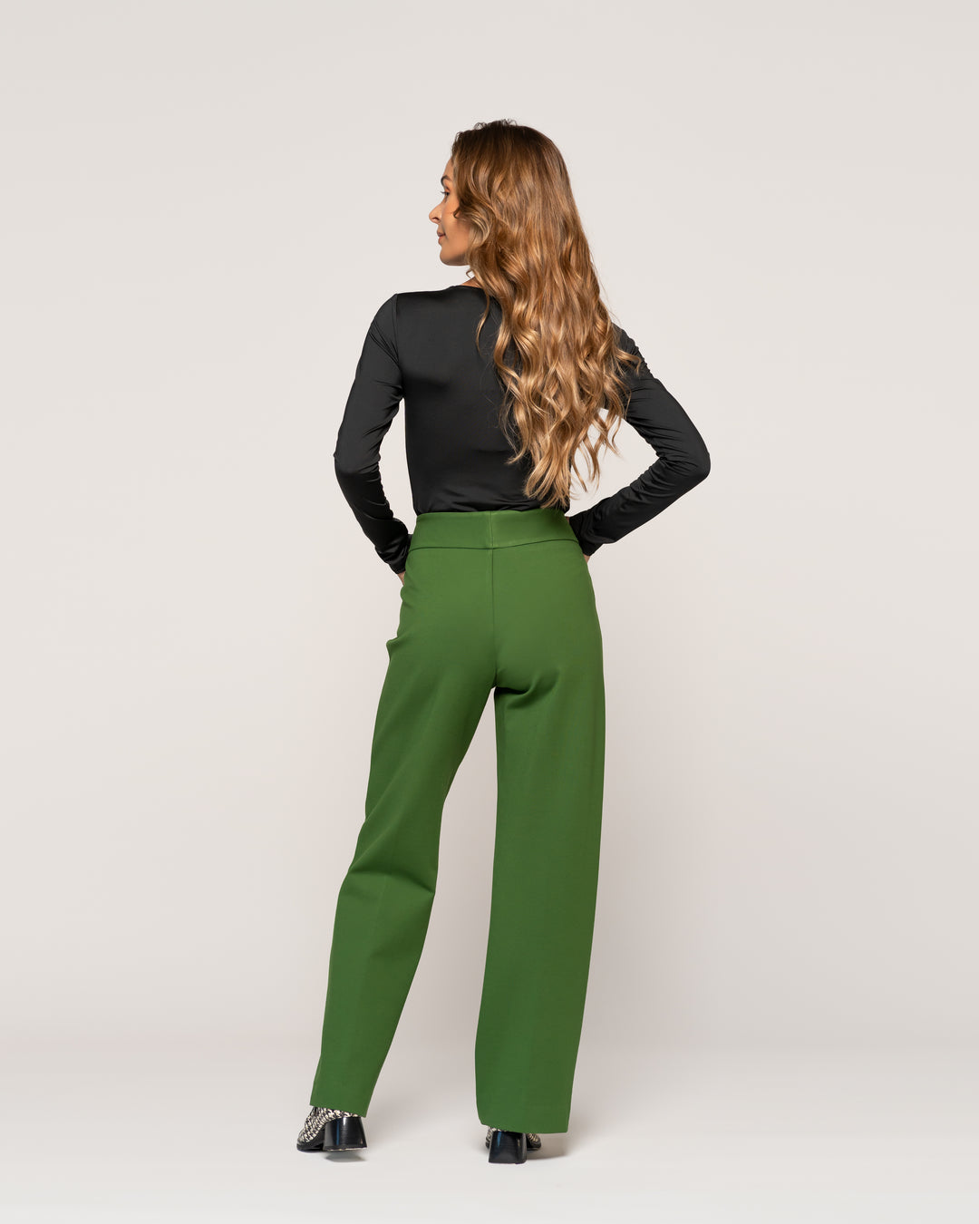 Pantalón Mujer Eulalia Verde Ludovica