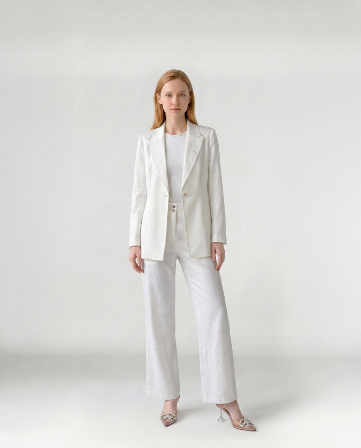 Chaqueta Mujer Gianna Sastrera Blanco Ludovica