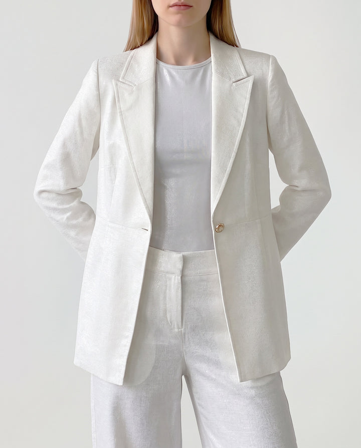 Chaqueta Mujer Gianna Sastrera Blanco Ludovica