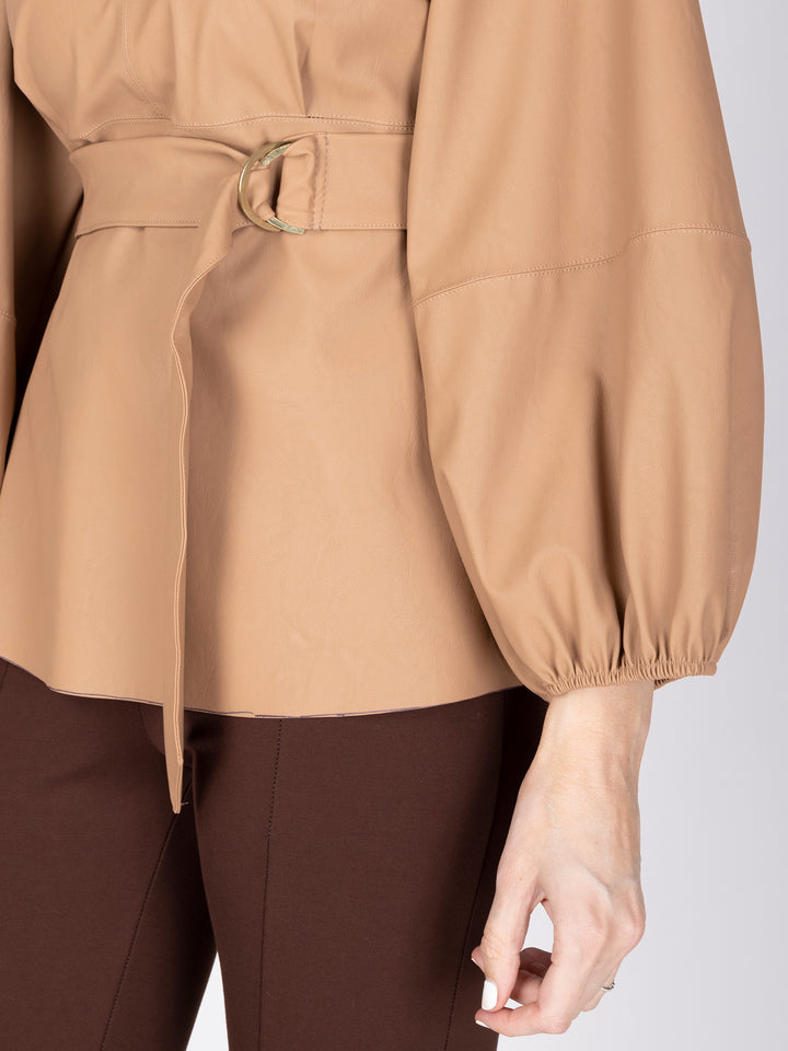 Chaqueta Camel Ludovica