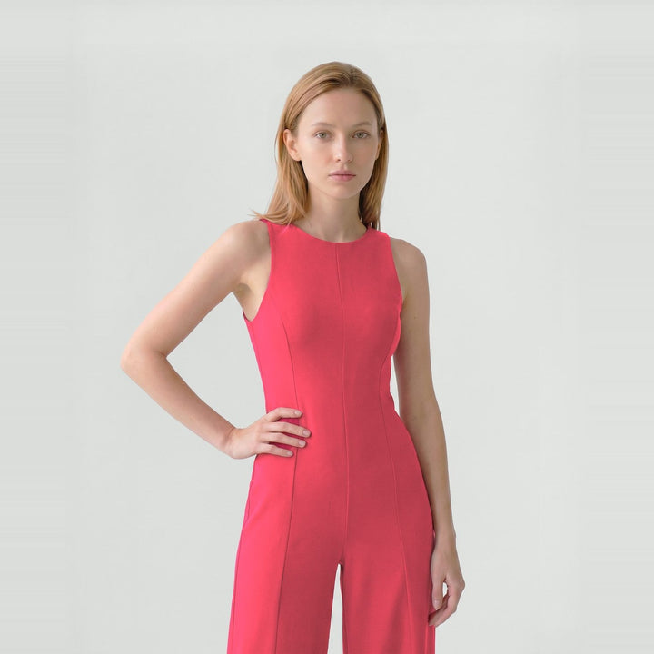 Enterito Mujer Valentina Pierna Ancha Rojo Ludovica