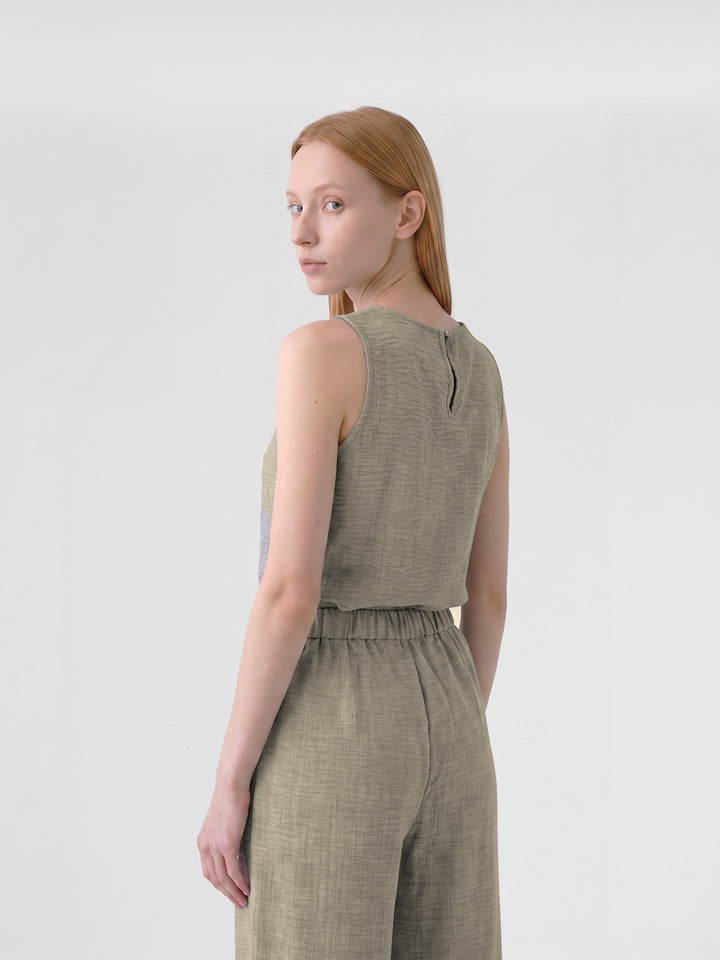 Blusa Mujer Emilia Aplicación Cobre Ludovica