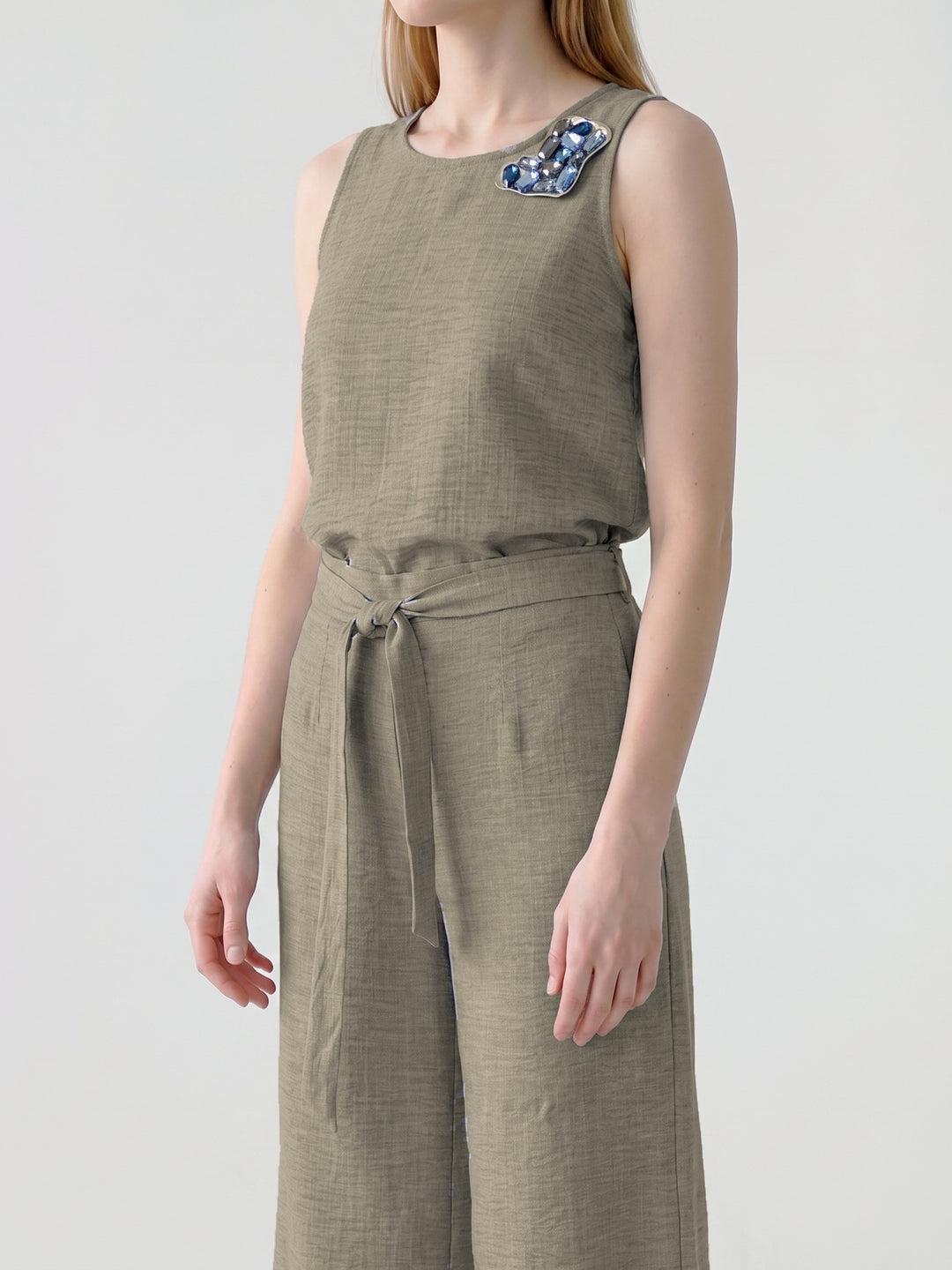 Blusa Mujer Emilia Aplicación Cobre Ludovica