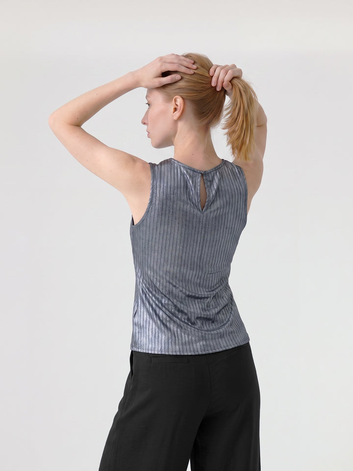 Blusa Mujer Laura Metalizada Ludovica