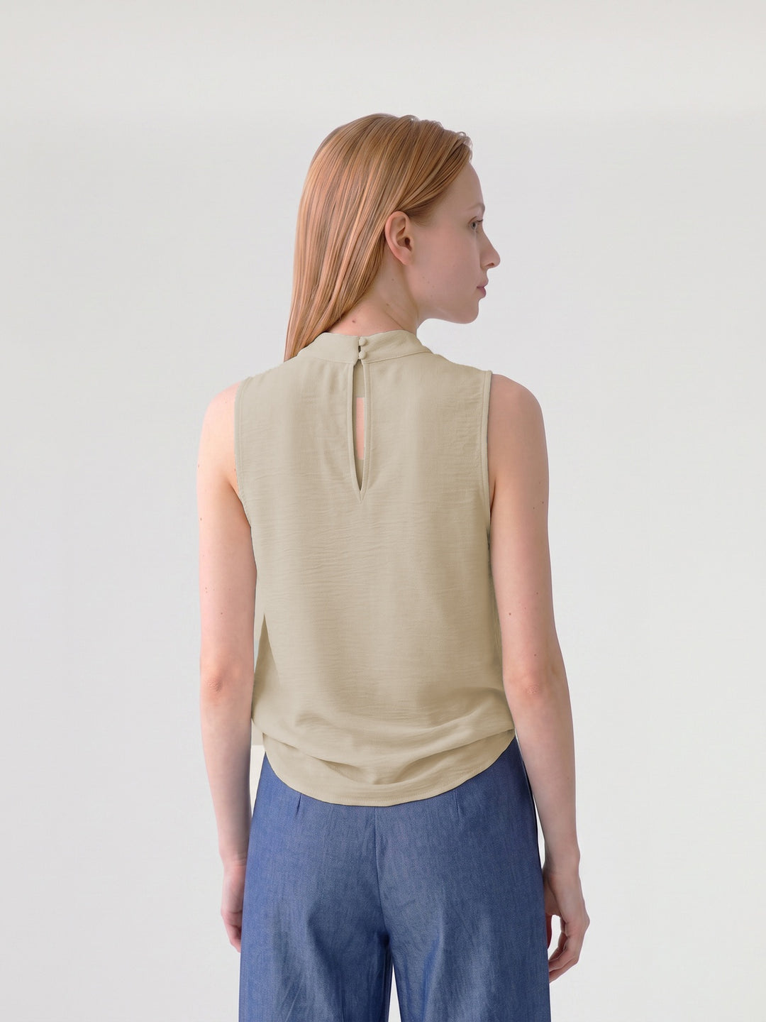 Blusa Mujer Olivia con Lazo Sand Ludovica