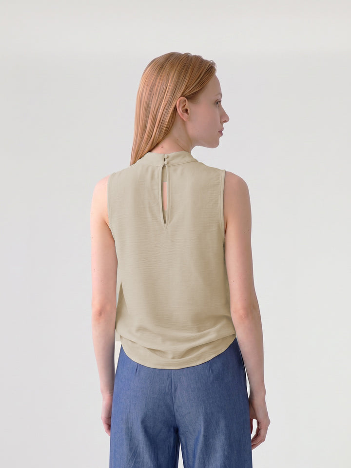 Blusa Mujer Olivia con Lazo Sand Ludovica