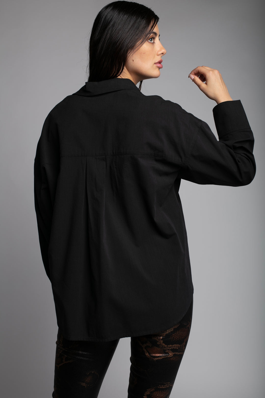 Blusa Peonía Negro