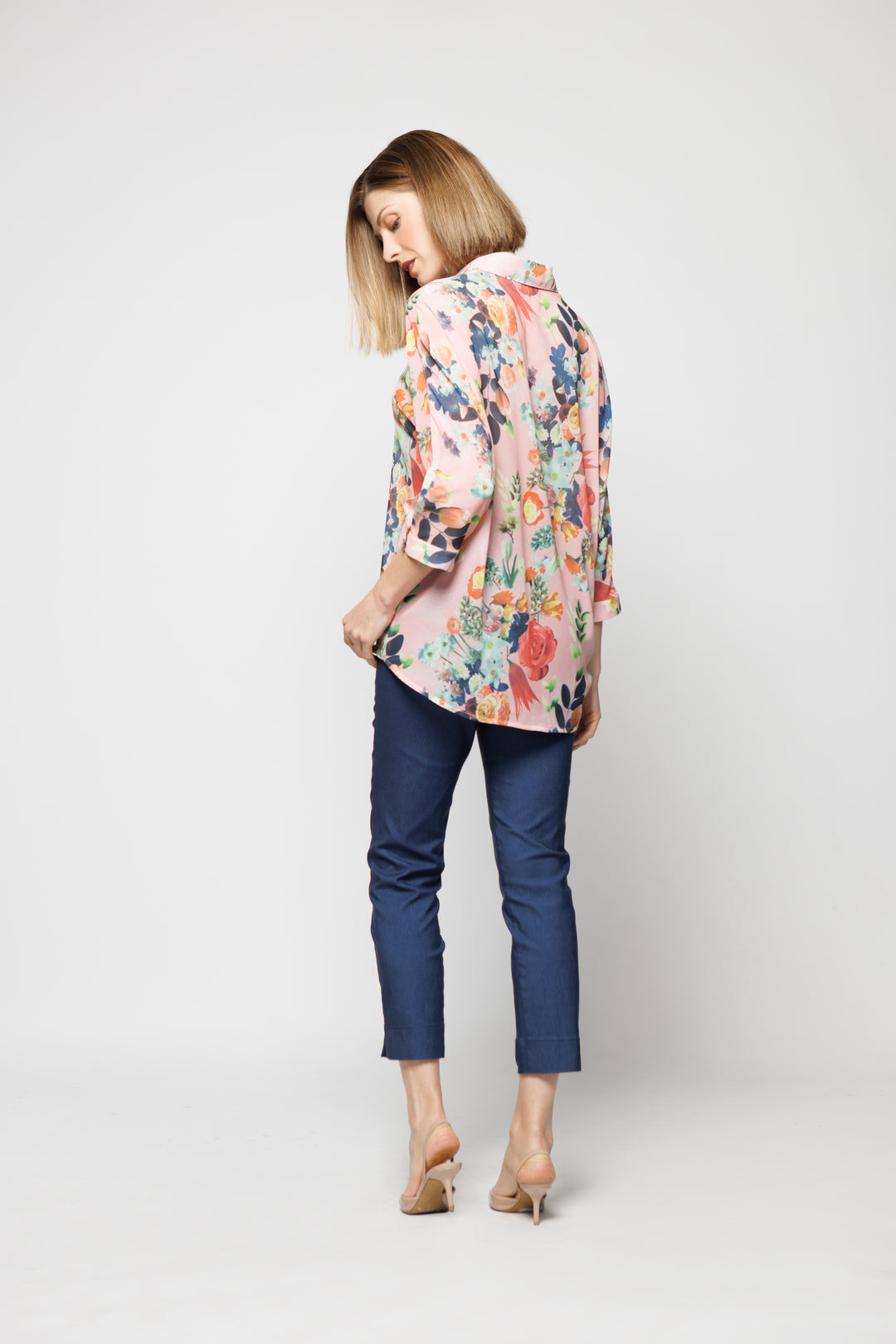 BLUSA FLOR ROSADO