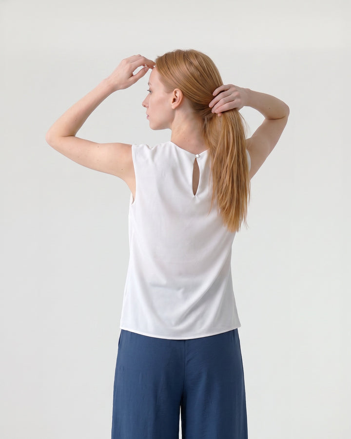 Blusa Mujer Alma Bordada Blanco Ludovica