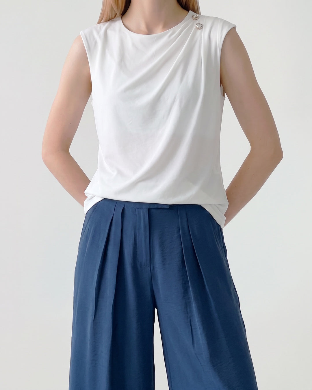 Blusa Mujer Alma Bordada Blanco Ludovica