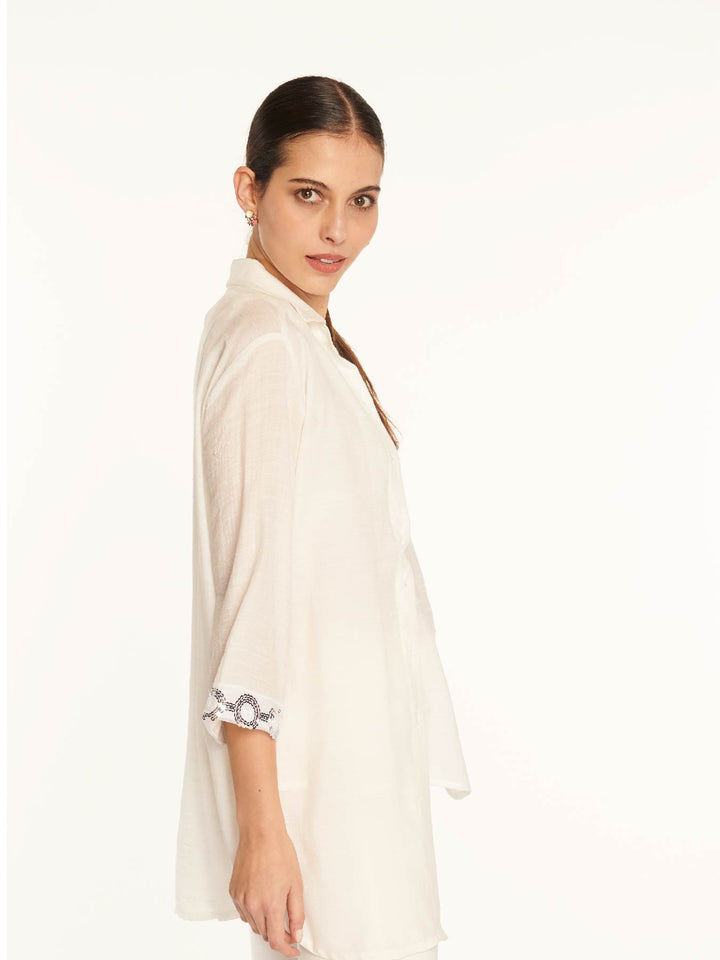 Blusa Azalea Blanco Ludovica