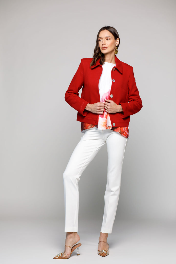 CHAQUETA DALIA ROJO