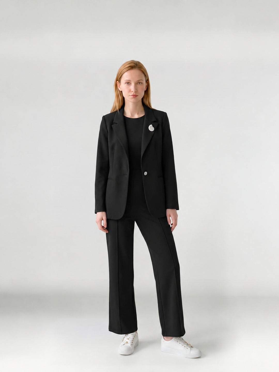Chaqueta Mujer Antonella Sastrera Negro Ludovica
