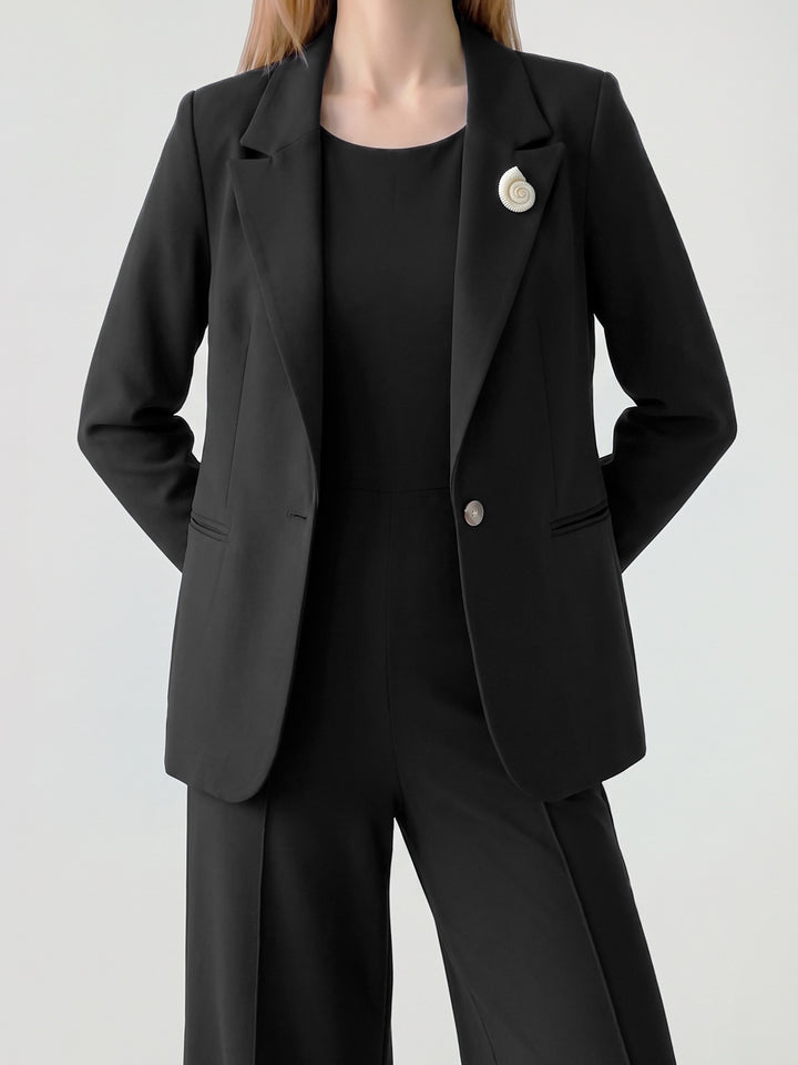 Chaqueta Mujer Antonella Sastrera Negro Ludovica