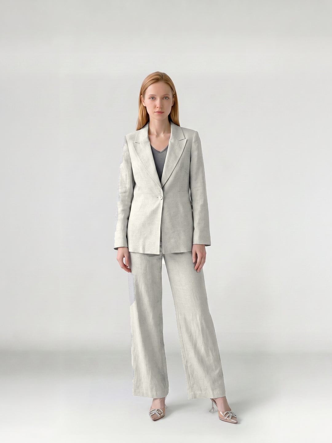 Chaqueta Mujer Francesca Sastrera Arena Ludovica
