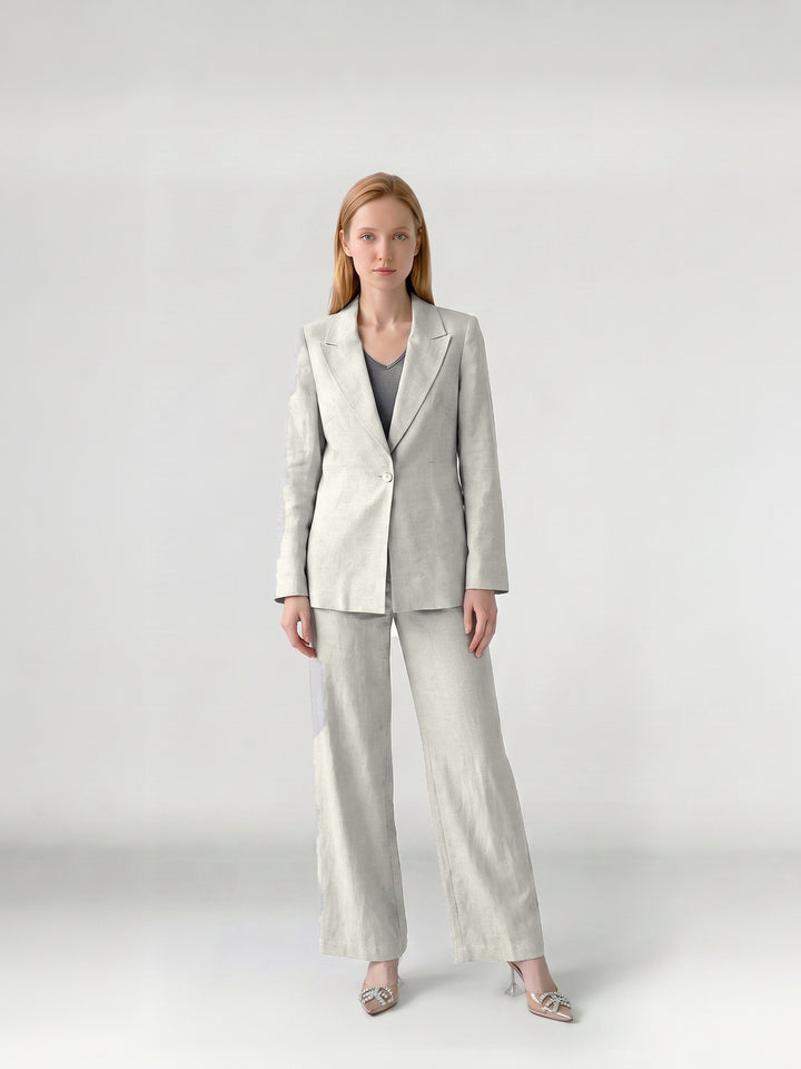 Chaqueta Mujer Francesca Sastrera Arena Ludovica
