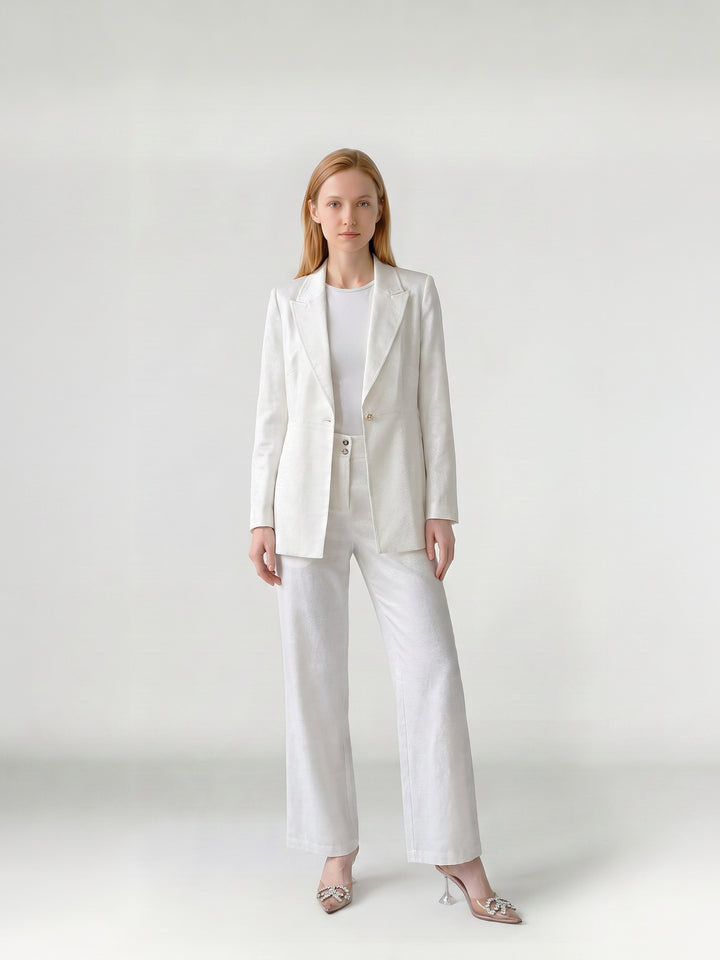 Chaqueta Mujer Gianna Sastrera Blanco Ludovica