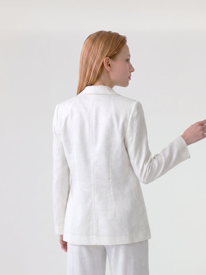 Chaqueta Mujer Gianna Sastrera Blanco Ludovica