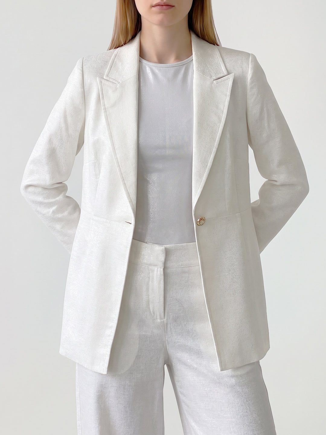 Chaqueta Mujer Gianna Sastrera Blanco Ludovica