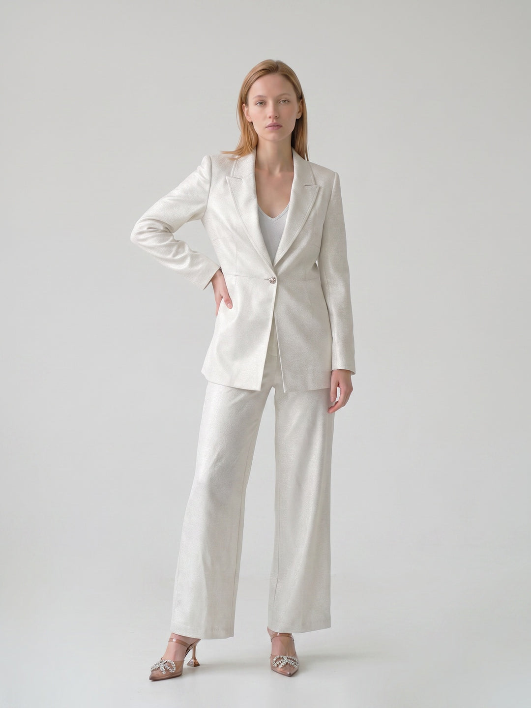 Chaqueta Mujer Gianna Sastrera Crudo Ludovica