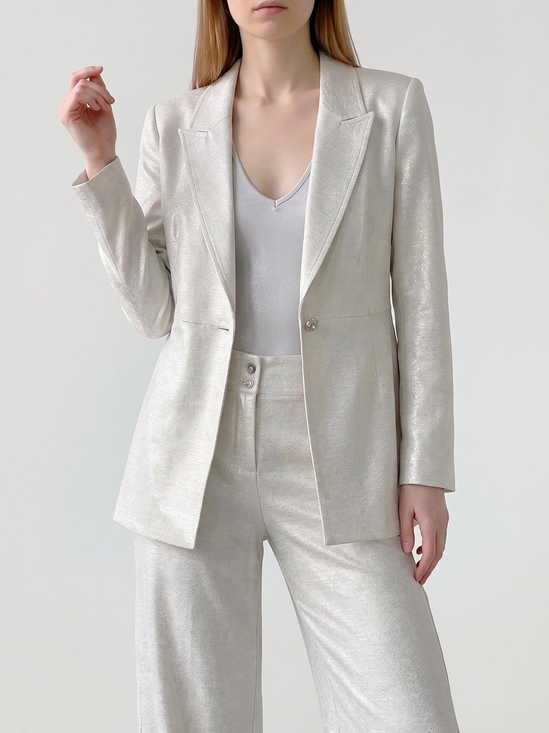 Chaqueta Mujer Gianna Sastrera Crudo Ludovica