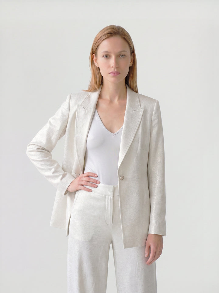 Chaqueta Mujer Gianna Sastrera Crudo Ludovica