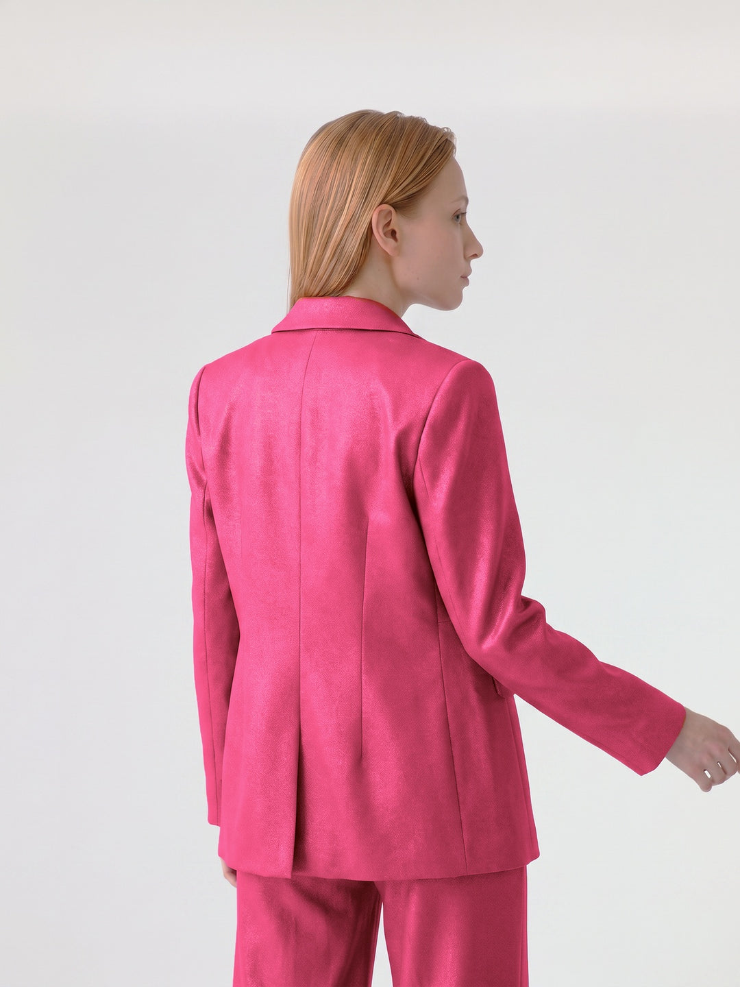 Chaqueta Mujer Chiara Sastrera Fucsia Ludovica