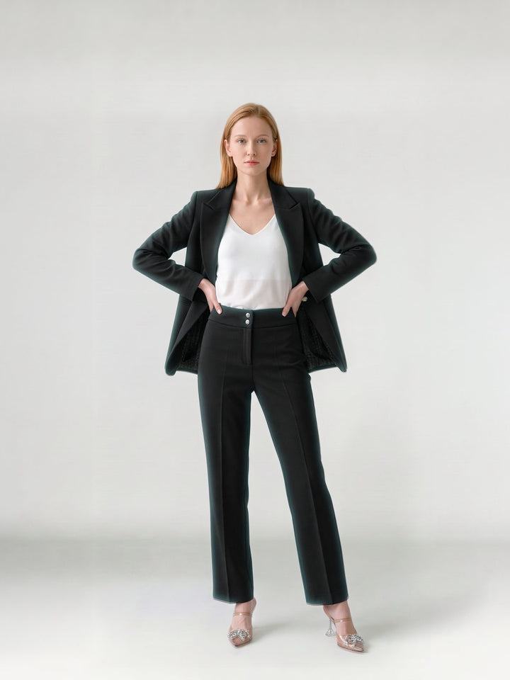 Chaqueta Mujer Giovanna Entallada Negro Ludovica