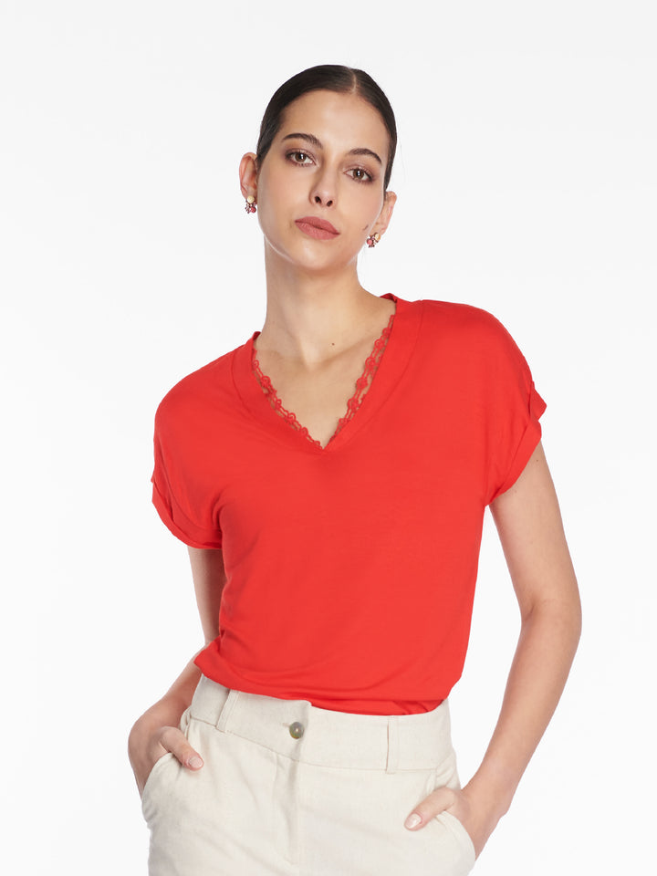 Polera Margarita Mandarina Ludovica