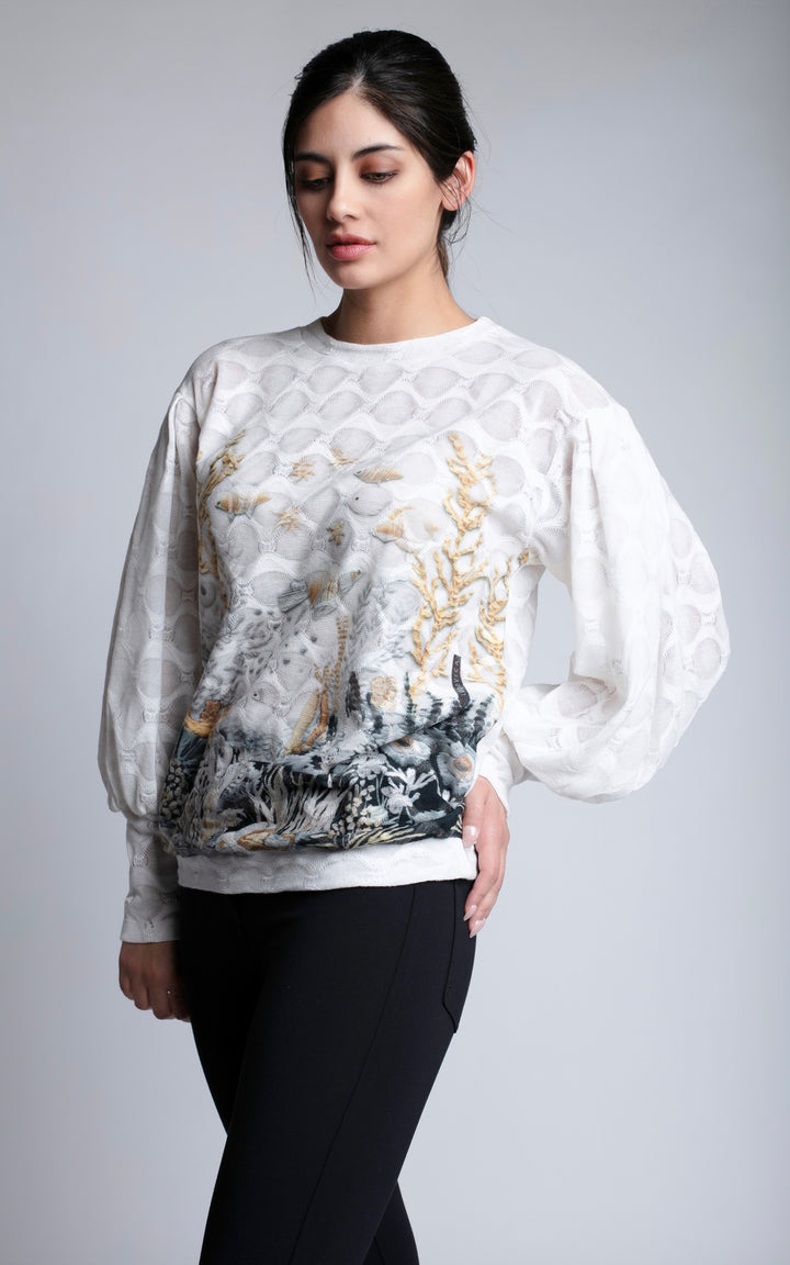 Polera Lobelia Crudo