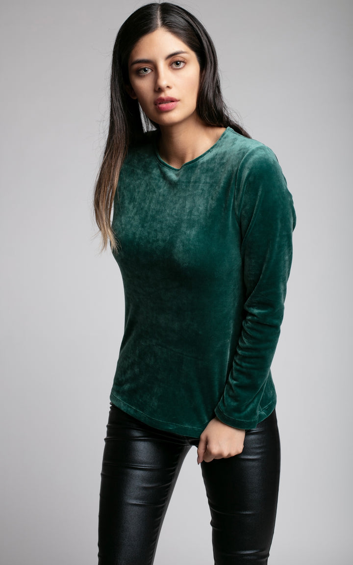 Polera Rosa Verde