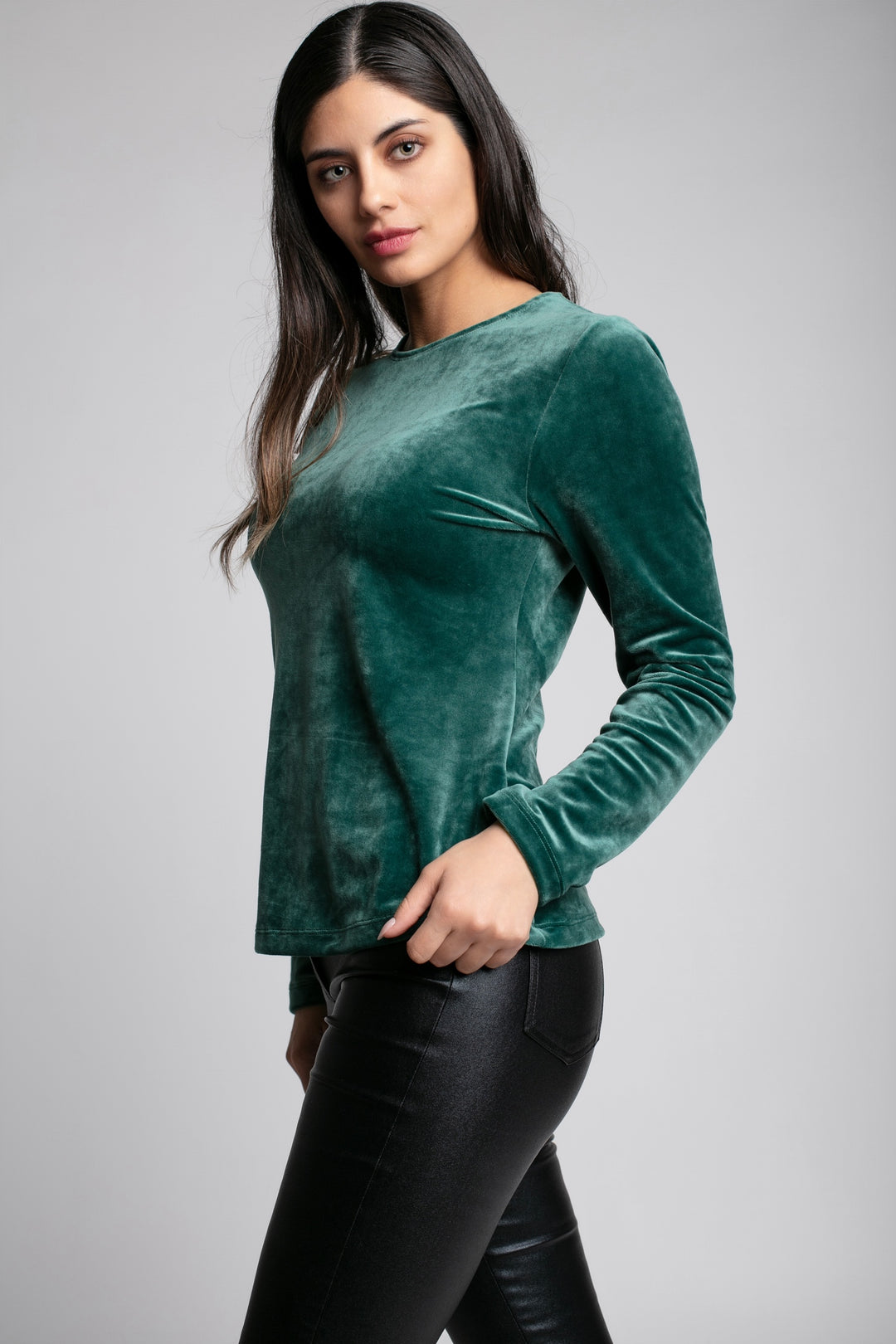 Polera Rosa Verde