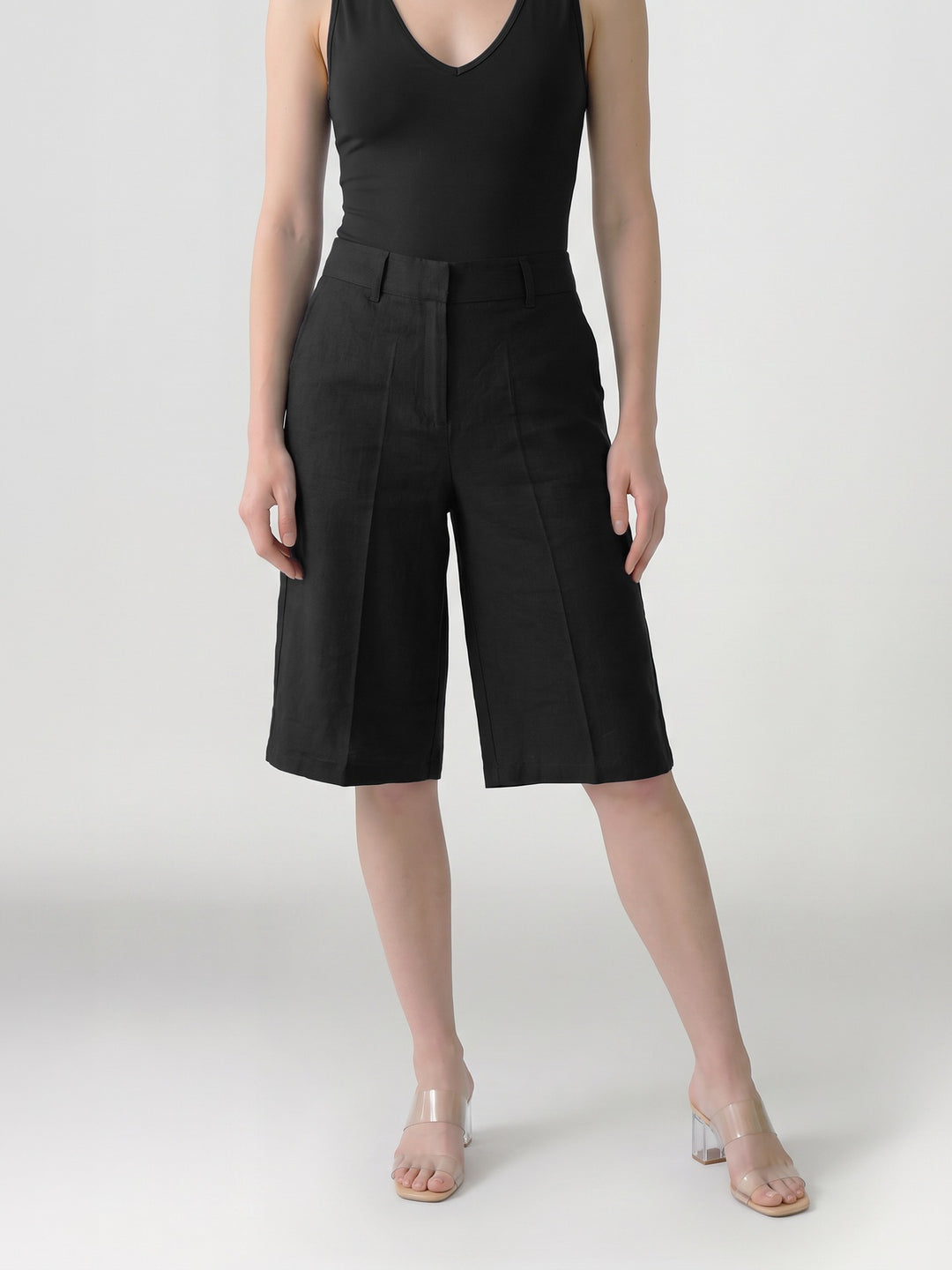 Bermuda Mujer Priscila Bermuda Negro Ludovica
