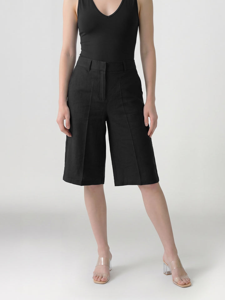 Bermuda Mujer Priscila Bermuda Negro Ludovica