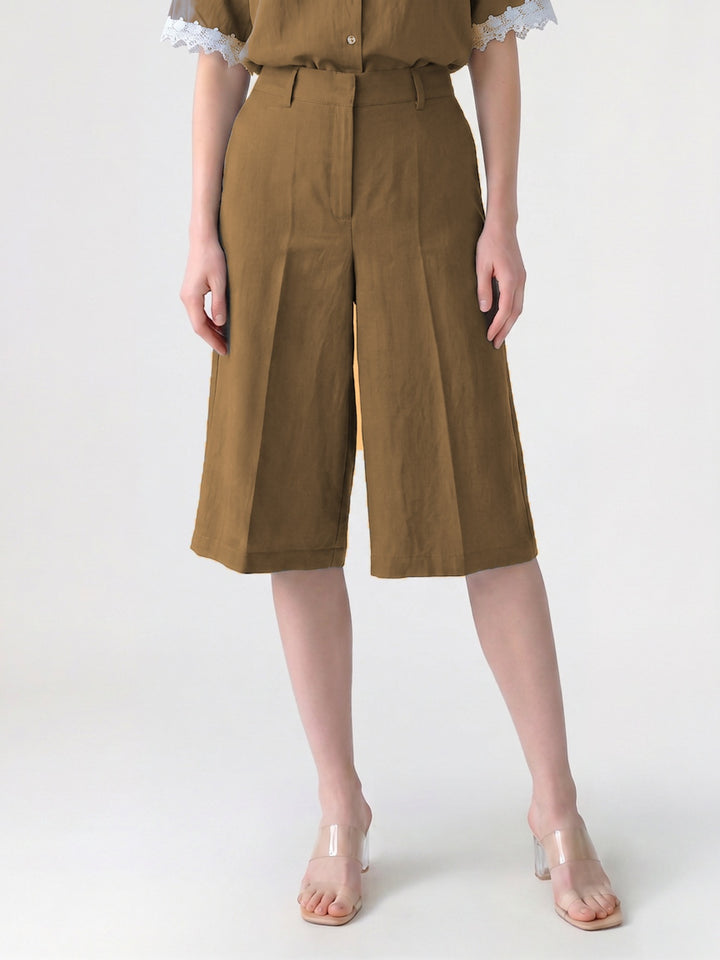 Bermuda Mujer Fabiola Bermuda Chocolate Ludovica