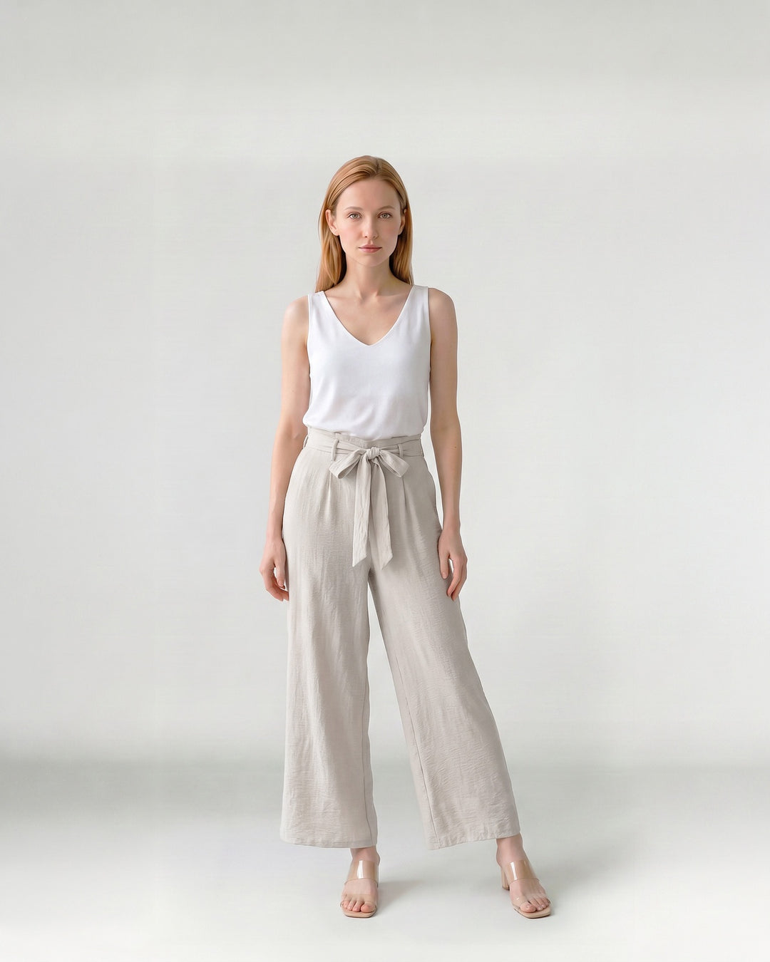 Pantalón Mujer Catalina con Lazo Sandía Ludovica