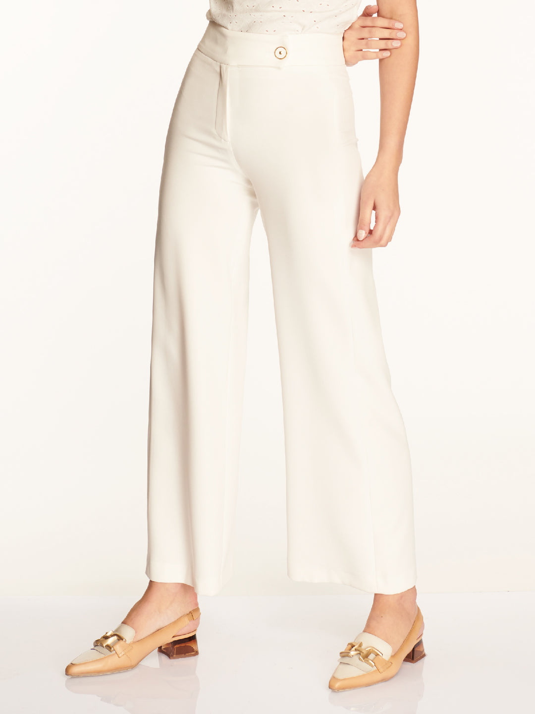 Pantalón Clavel Blanco Ludovica