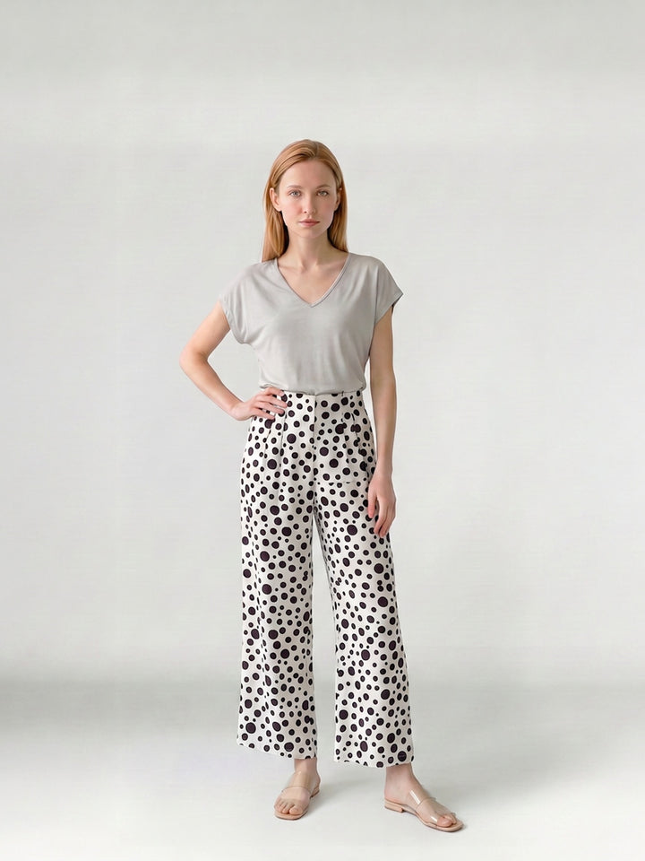 Pantalón Mujer Mariana Lunares Ludovica