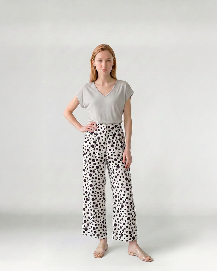 Pantalón Mujer Mariana Lunares Ludovica