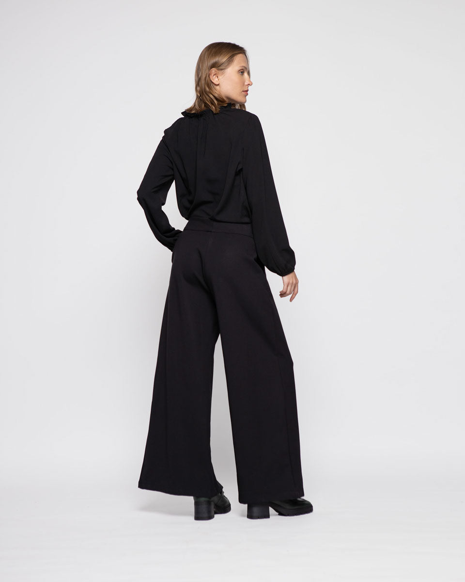 Pantalon Mujer Lobelia Negro Ludovica