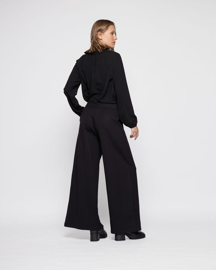 Pantalon Mujer Lobelia Negro Ludovica