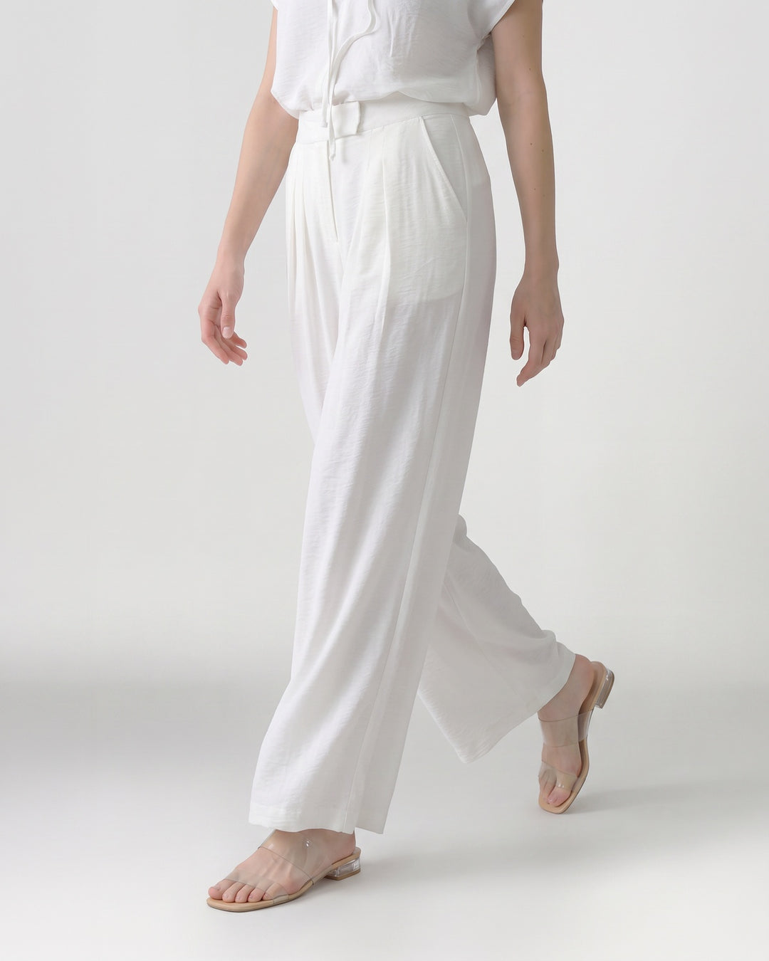 Pantalón Mujer Ignacia Palazzo Blanco Ludovica