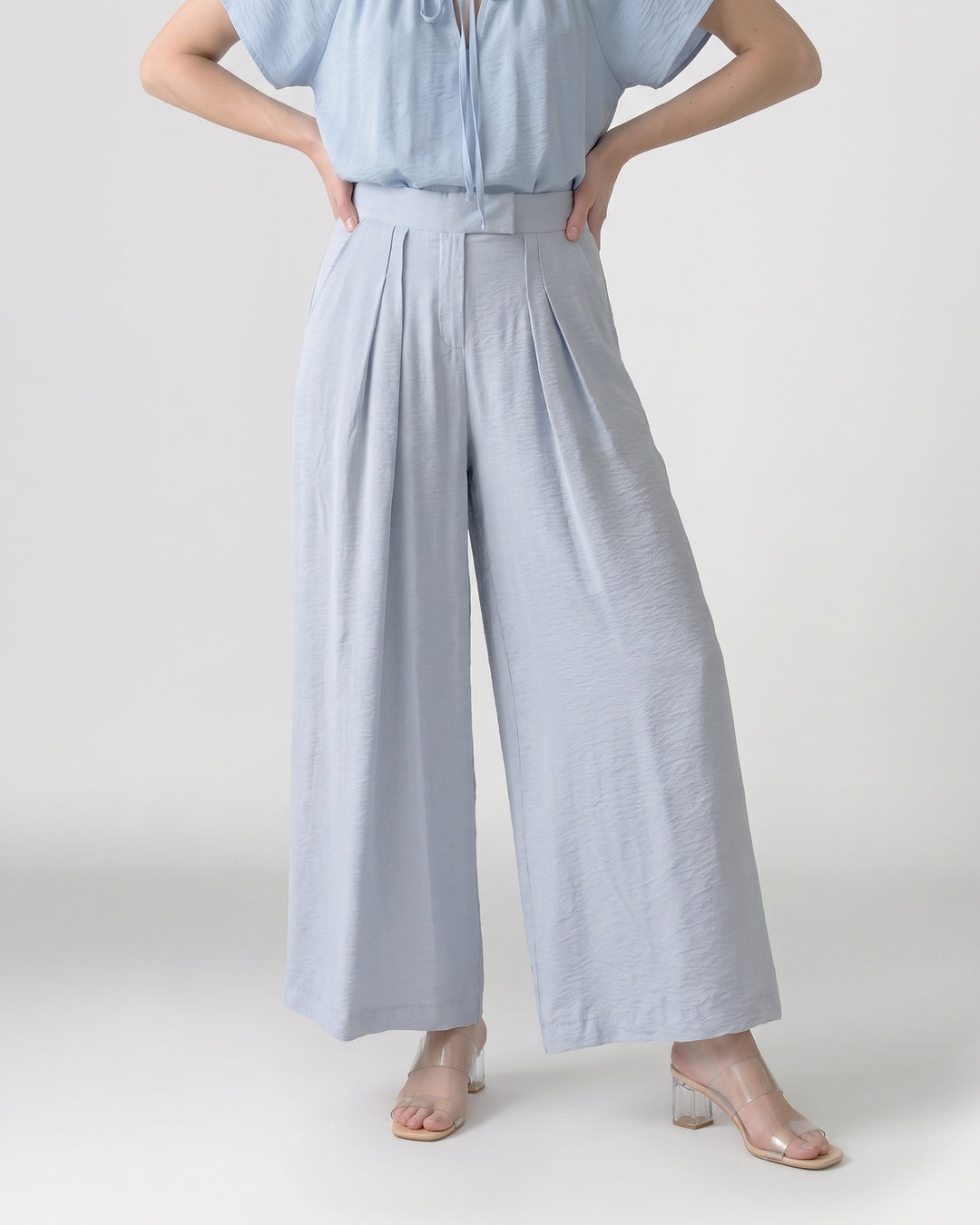 Pantalón Mujer Ignacia Palazzo Celeste Ludovica