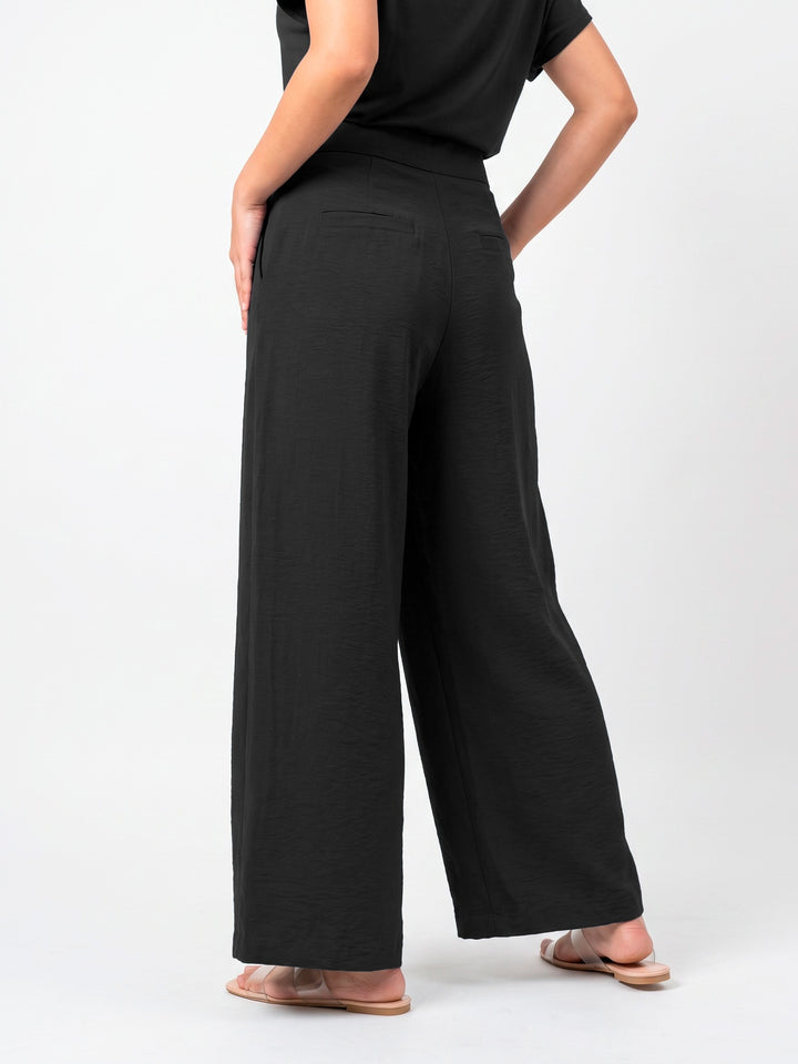 Pantalón Mujer Ignacia Palazzo Negro Ludovica