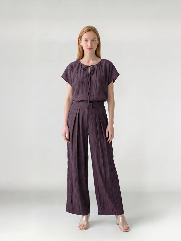 Pantalón Mujer Agustina Palazzo Uva Ludovica