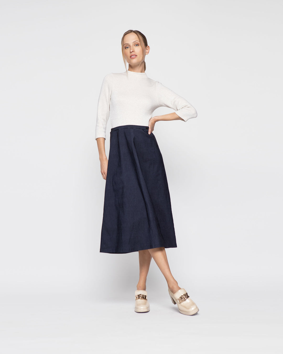 Vestido Mujer Azalea Blanco Ludovica
